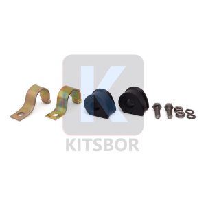 Kit do suporte da barra estabilizadora Dianteira Interna 02 lados (16mm) Gol 80 / 95