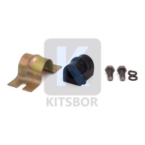 Kit do suporte da barra estabilizadora Dianteira Interna (14mm) Monza c/ direção hidraulica 91 / 96