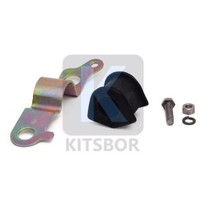 Kit do suporte da barra estabilizadora Dianteira Interna (24mm) Lado direito Corolla 93 / 01